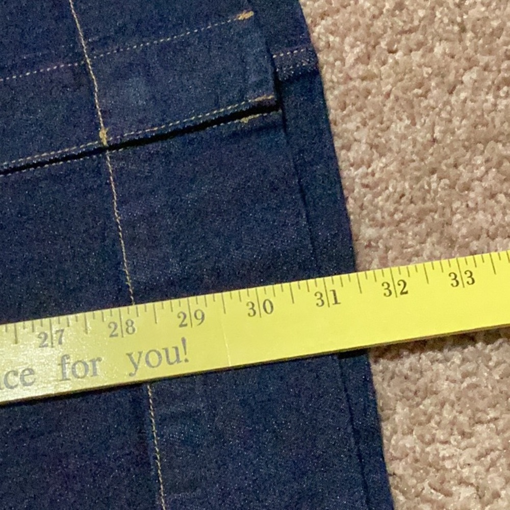 Farmers Market Dark Heavyweight Midi Jean Skirt - Size 10 - Picture 9 of 9